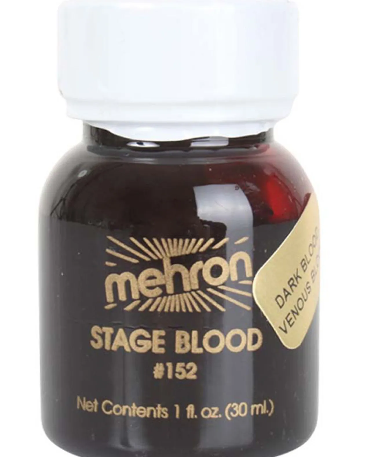 Tomfoolery Mehron Dark Venous Stage Blood With Brush 30Ml Outlet