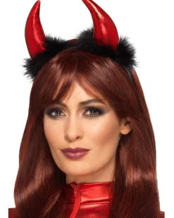 Smiffys Metallic Devil Horns Headband Outlet
