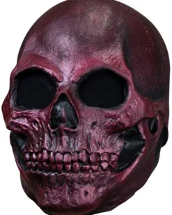 Ghoulish Productions Metallic Red Skull Deluxe Mask Best
