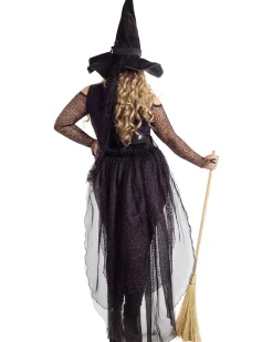 Party King Midnight Violet Witch Plus Size Womens Costume Clearance