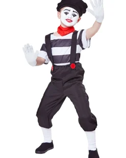 Party King Mime Boys Costume New