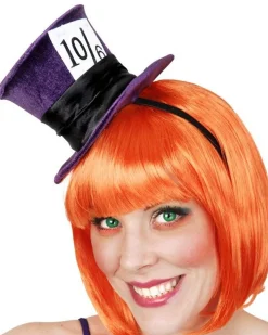 Tomfoolery Mini Mad Hatter Purple Hat Flash Sale