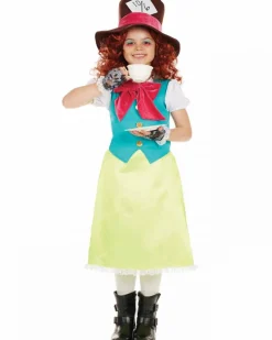 Fun Shack Miss Hatter Dress Girls Costume Sale