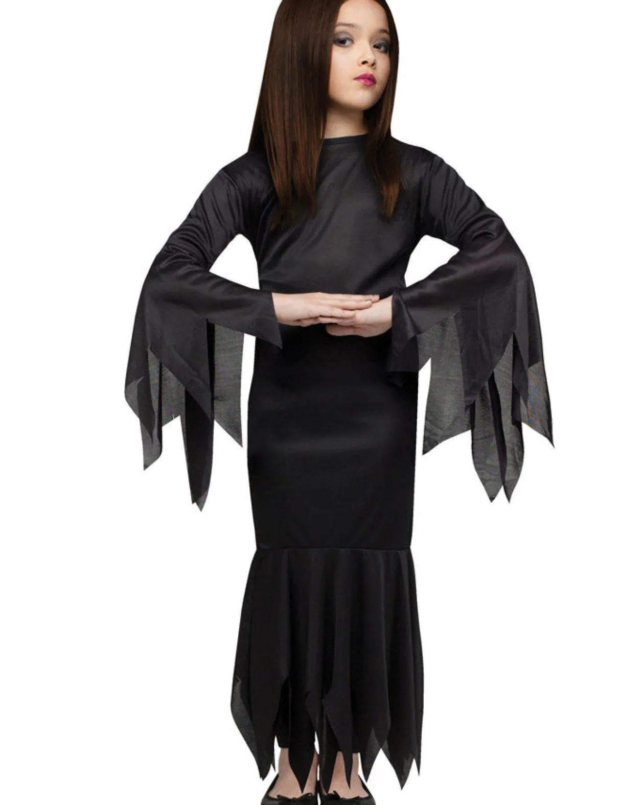Fun World Miss Morticia Girls Costume New