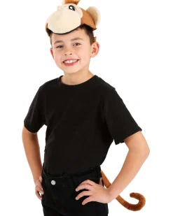 Elope Monkey Plush Headband And Tail Set Clearance