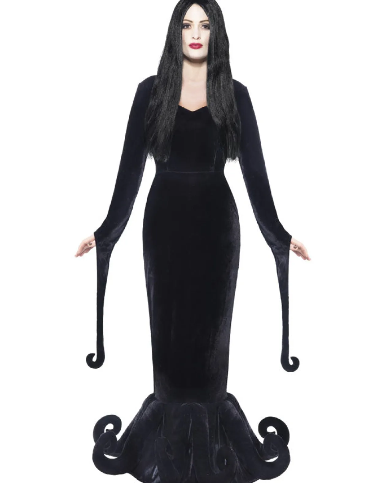 Smiffys Morticia Duchess Of The Manor Womens Costume Clearance