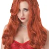 California Costumes Movie Star Sinsation Red Wig Best