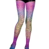 Music Legs Multicoloured Leopard Print Opaque Tights Best