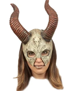 Ghoulish Productions Mythical Horned Skull Mask Clearance