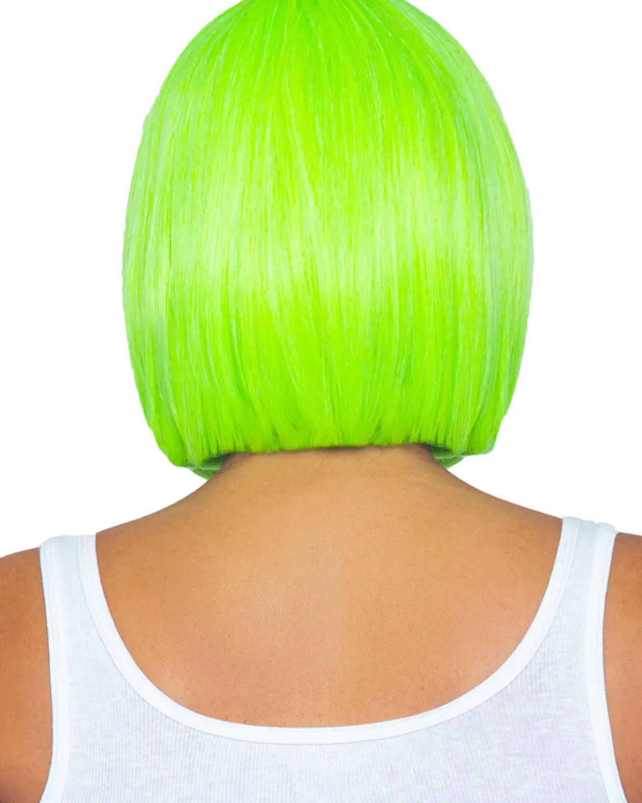 Leg Avenue Neon Green Short Bob Wig Outlet