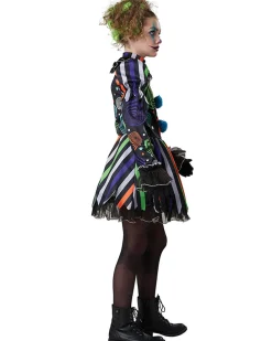 California Costumes Neon Nightmare Clown Deluxe Girls Costume Best Sale