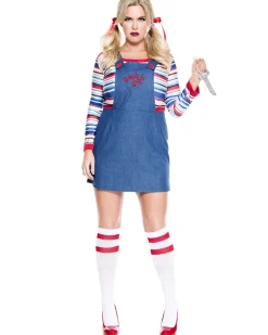 Music Legs Nightmare Killer Doll Womens Plus Size Costume Store