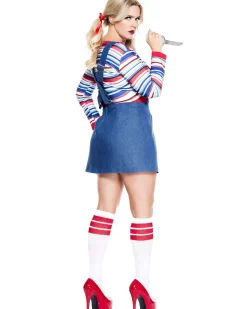 Music Legs Nightmare Killer Doll Womens Plus Size Costume Store