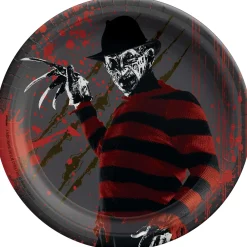 Amscan Nightmare On Elm St. 17Cm Round Plate Pack Of 8 Store