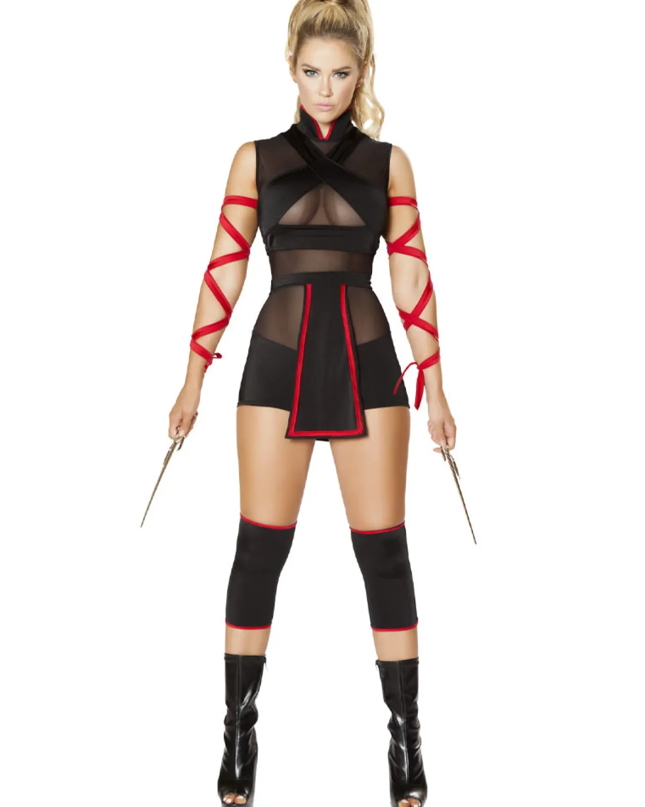 Roma Costumes Ninja Striker Womens Costume Discount