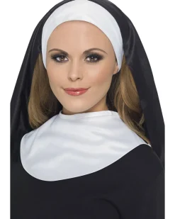 Smiffys Nun Headpiece And Collar Kit Fashion