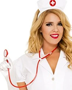 Music Legs Nurse On Duty Womens Plus Size Costume Discount