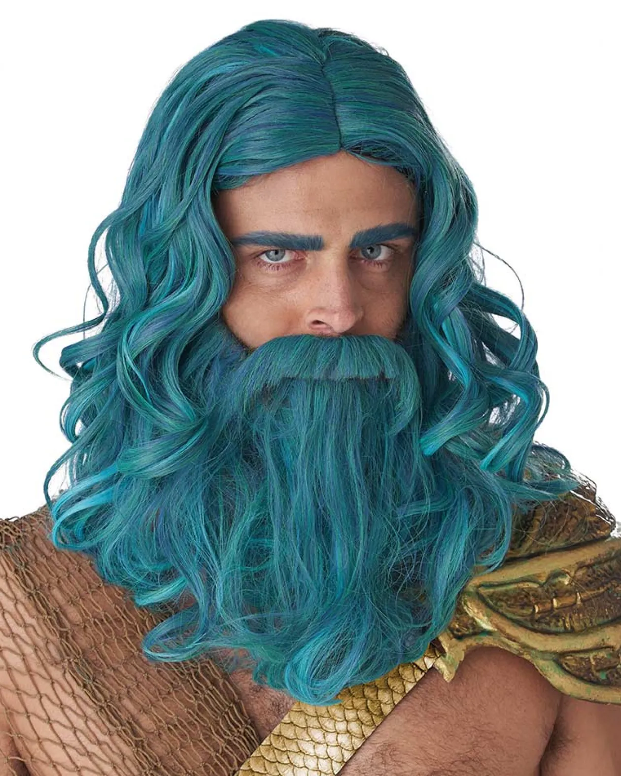 California Costumes Ocean King Wig And Beard Set Outlet