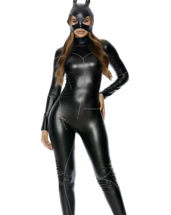 Forplay On The Prowl Cat Villain Womens Costume New