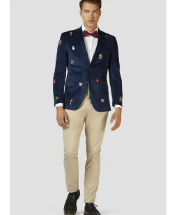 Opposuits Opposuit Christmas Icons Navy Deluxe Mens Blazer Shop