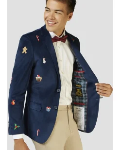Opposuits Opposuit Christmas Icons Navy Deluxe Mens Blazer Shop