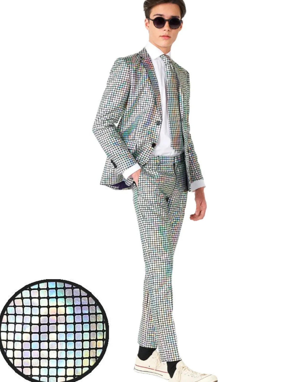 Opposuits Opposuit Discoballer Premium Teen Boys Costume Fashion