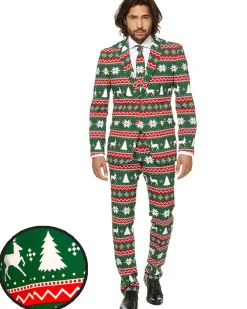 Opposuits Opposuit Festive Green Premium Mens Suit Cheap