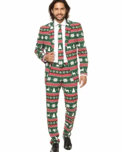 Opposuits Opposuit Festive Green Premium Mens Suit Cheap
