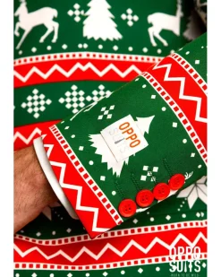 Opposuits Opposuit Festive Green Premium Mens Suit Cheap