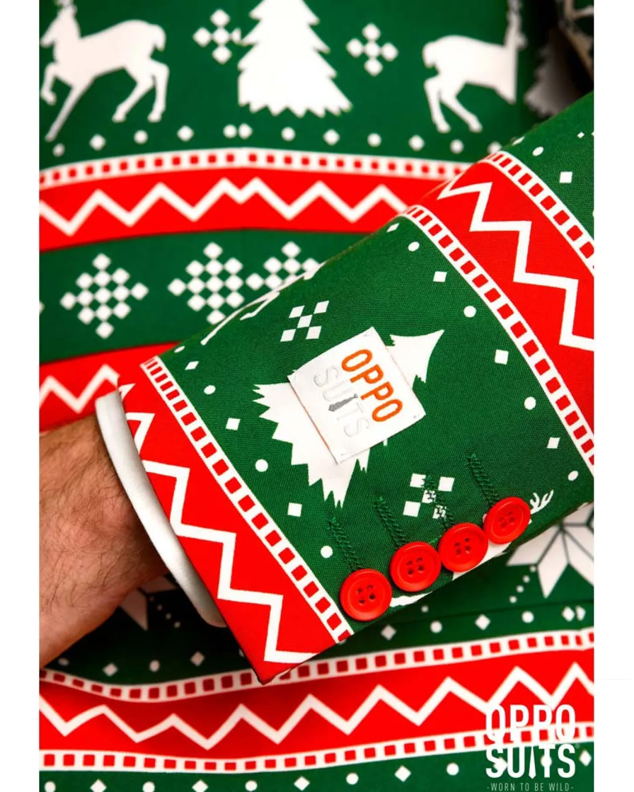 Opposuits Opposuit Festive Green Premium Mens Suit Cheap