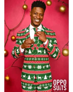 Opposuits Opposuit Festive Green Premium Mens Suit Cheap