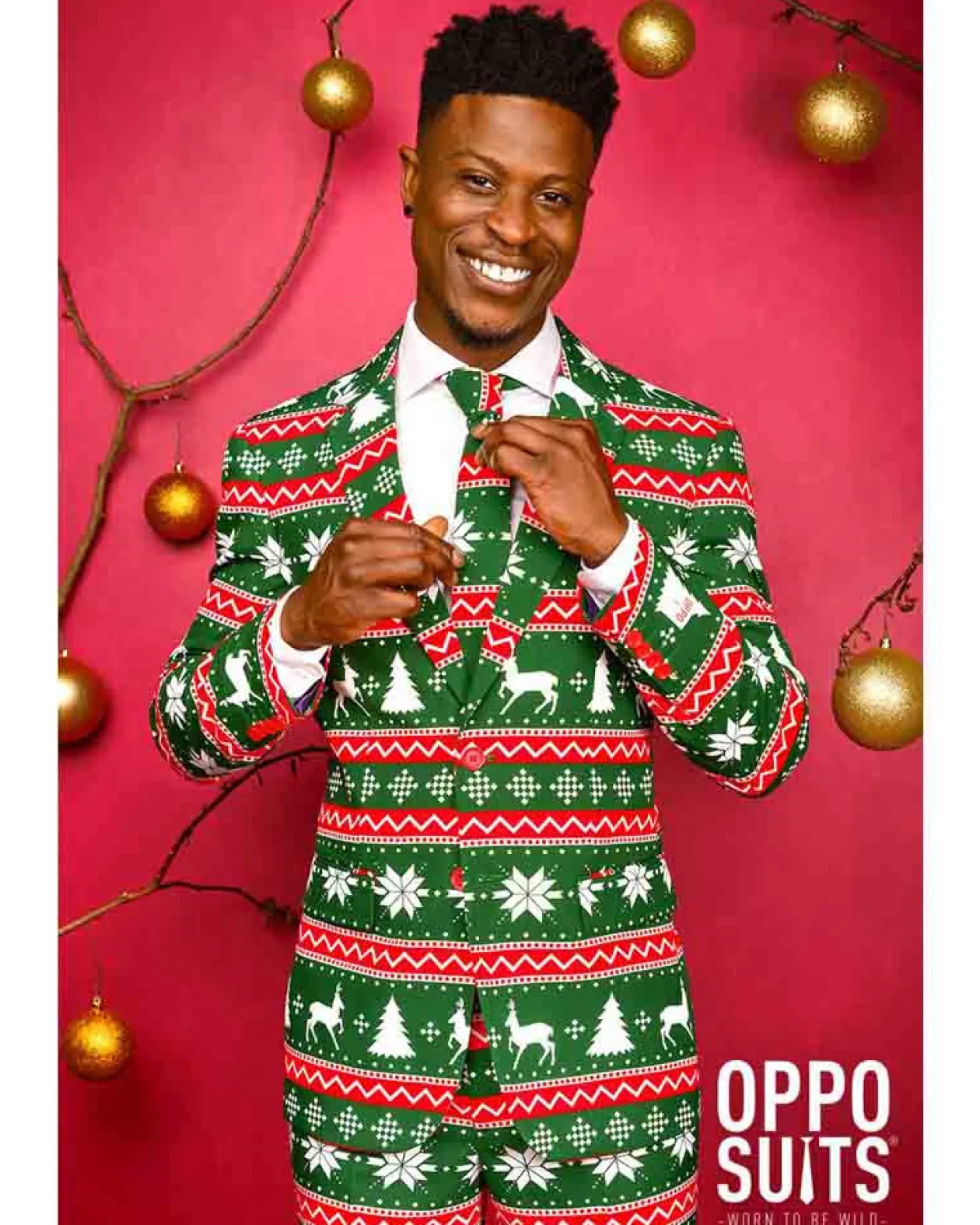 Opposuits Opposuit Festive Green Premium Mens Suit Cheap