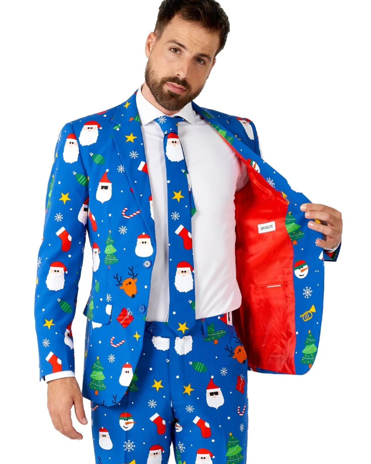 Opposuits Opposuit Festivity Blue Premium Mens Suit Hot