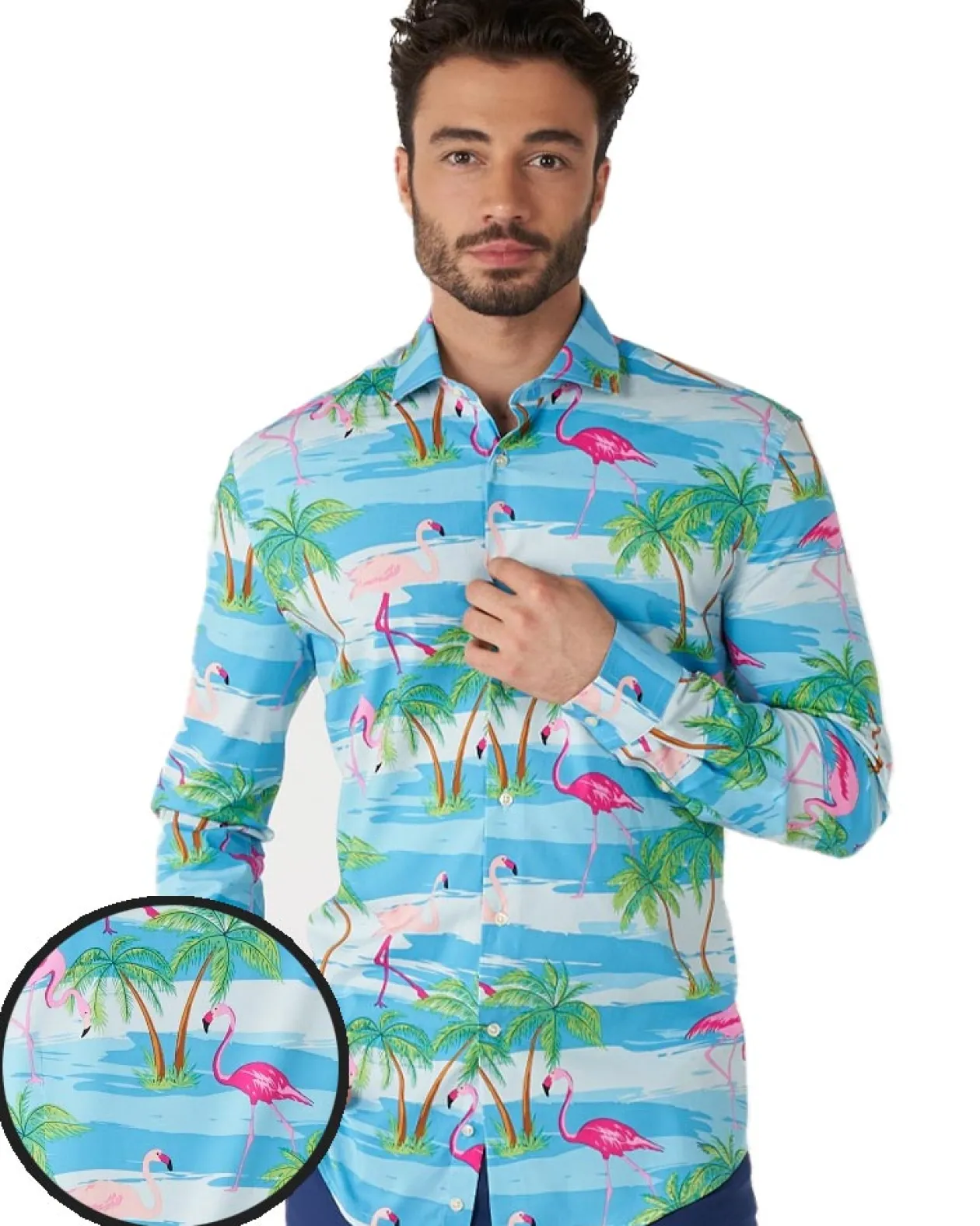 Opposuits Opposuit Flaminguy Mens Shirt Online
