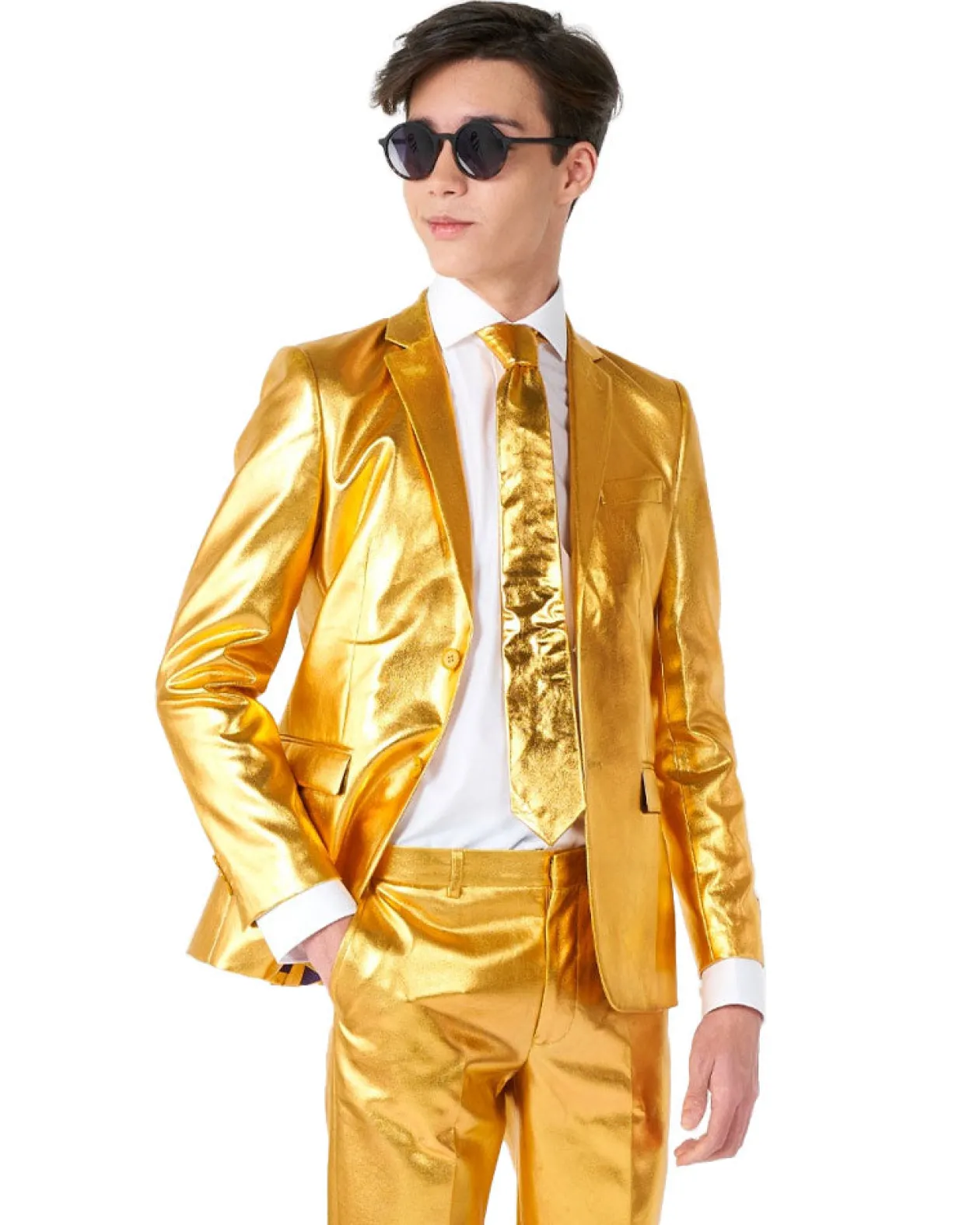 Opposuits Opposuit Groovy Gold Premium Teen Boys Costume Fashion