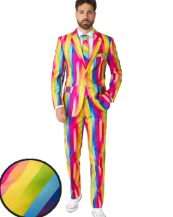 Opposuits Opposuit Rainbow Glaze Premium Mens Suit New