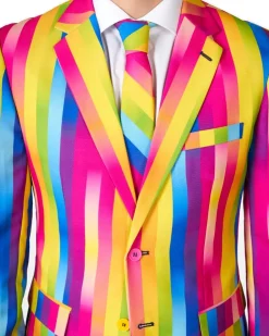 Opposuits Opposuit Rainbow Glaze Premium Mens Suit New