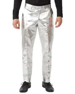 Opposuits Opposuit Shiny Silver Premium Mens Suit Fashion
