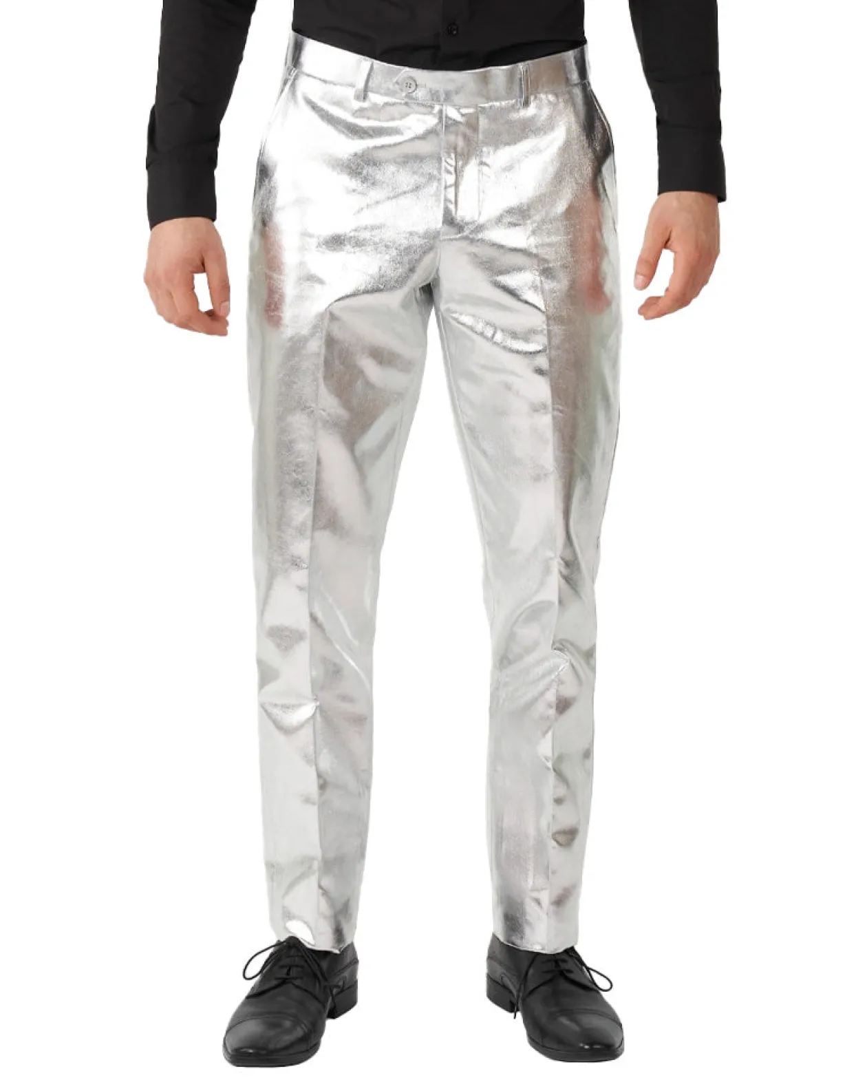 Opposuits Opposuit Shiny Silver Premium Mens Suit Fashion