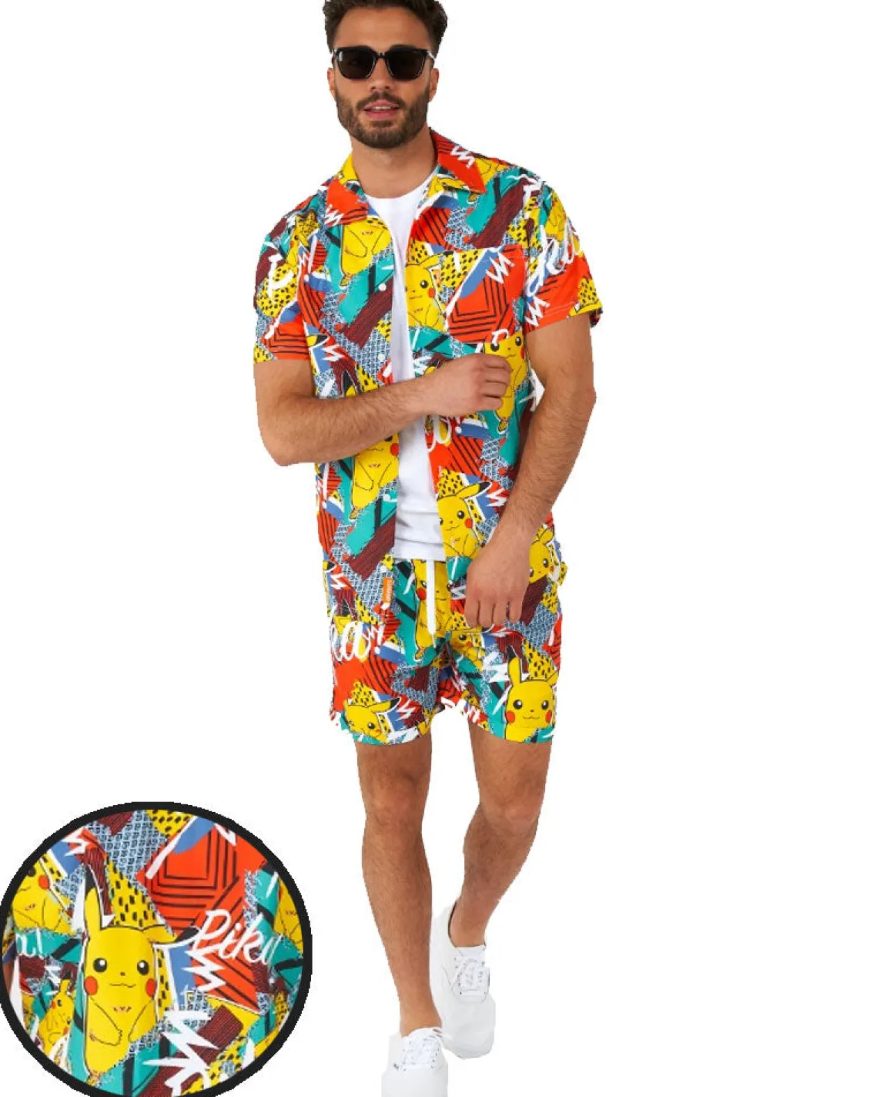 Opposuits Opposuit Summer Pika Pikachu Mens Swim Suit Cheap