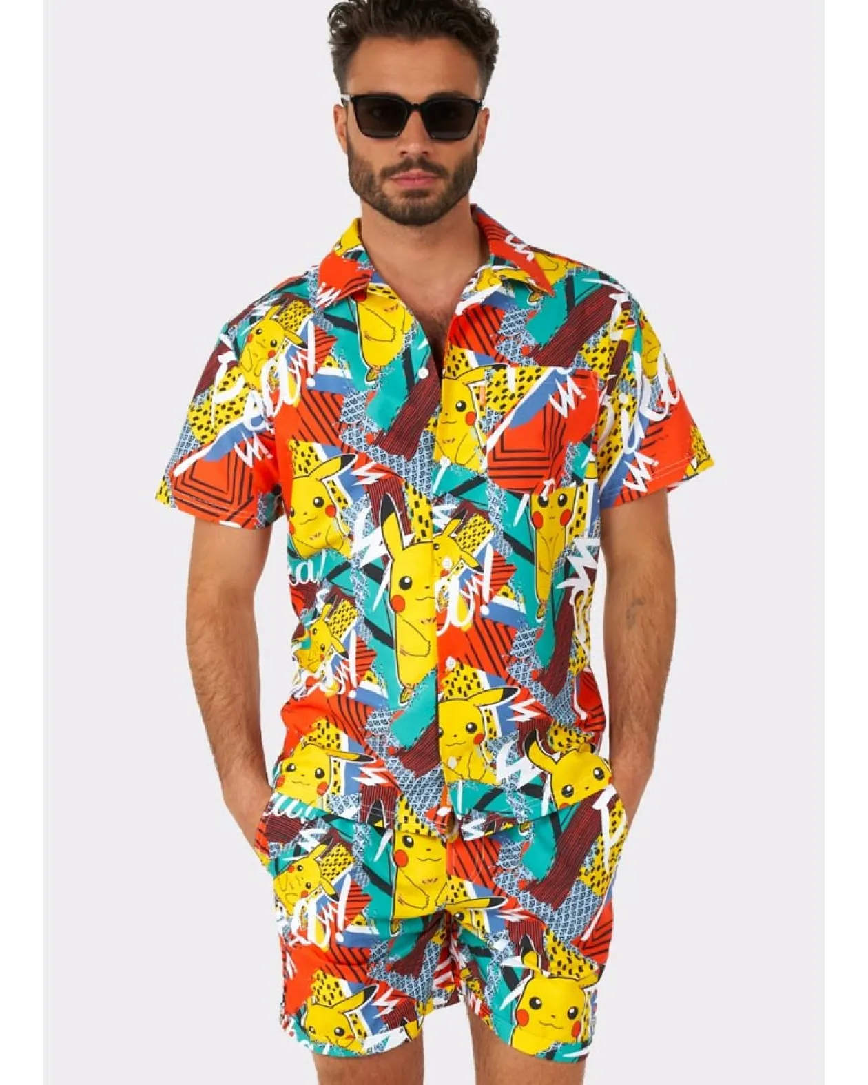 Opposuits Opposuit Summer Pika Pikachu Mens Swim Suit Cheap