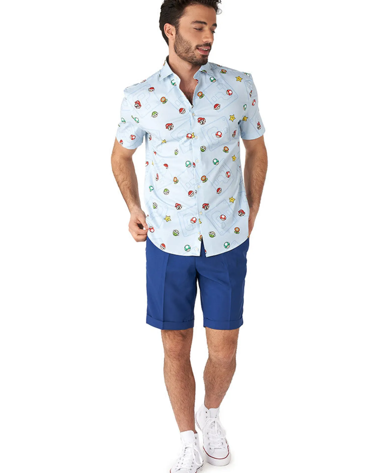 Opposuits Opposuit Summer Super Mario Icons Mens Shirt Best
