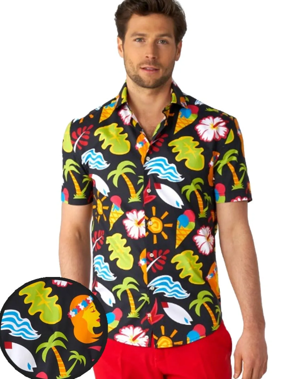 Opposuits Opposuit Summer Tropical Thunder Mens Shirt Shop