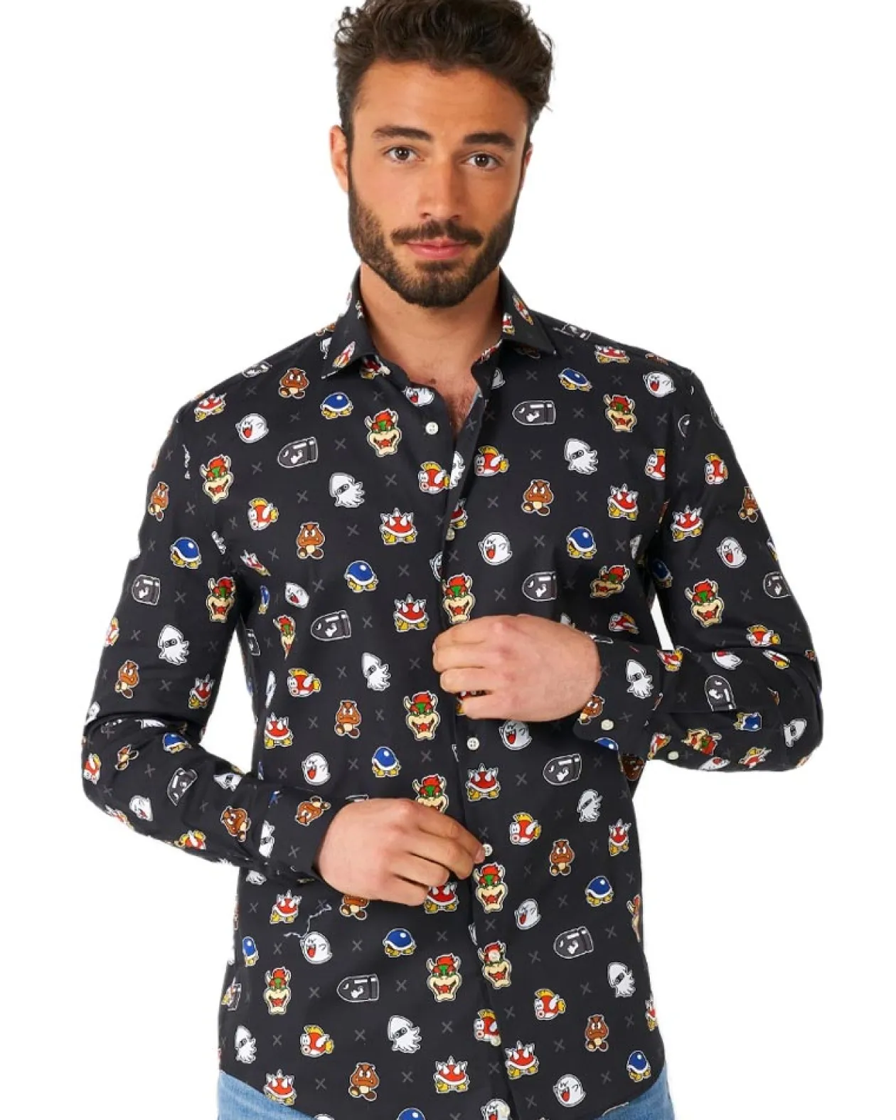 Opposuits Opposuit Super Mario Bad Guys Mens Shirt Store