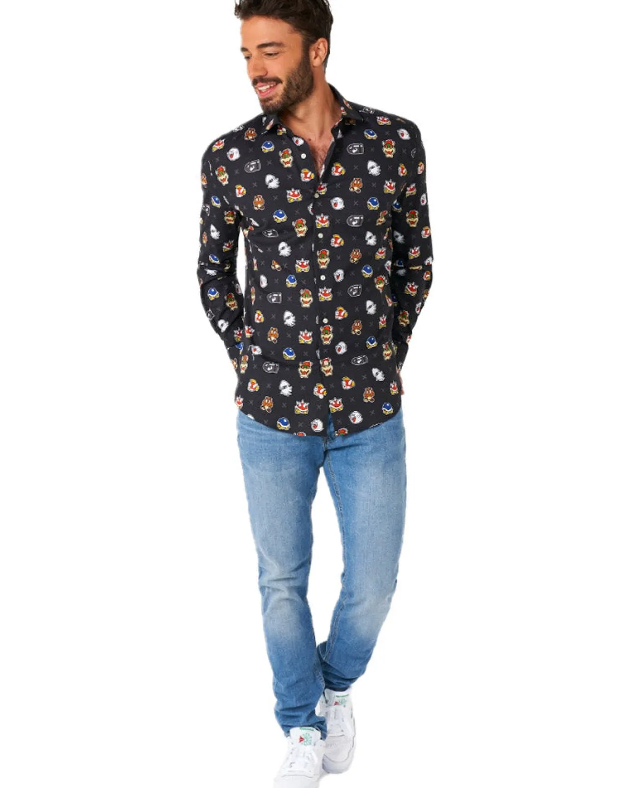 Opposuits Opposuit Super Mario Bad Guys Mens Shirt Store