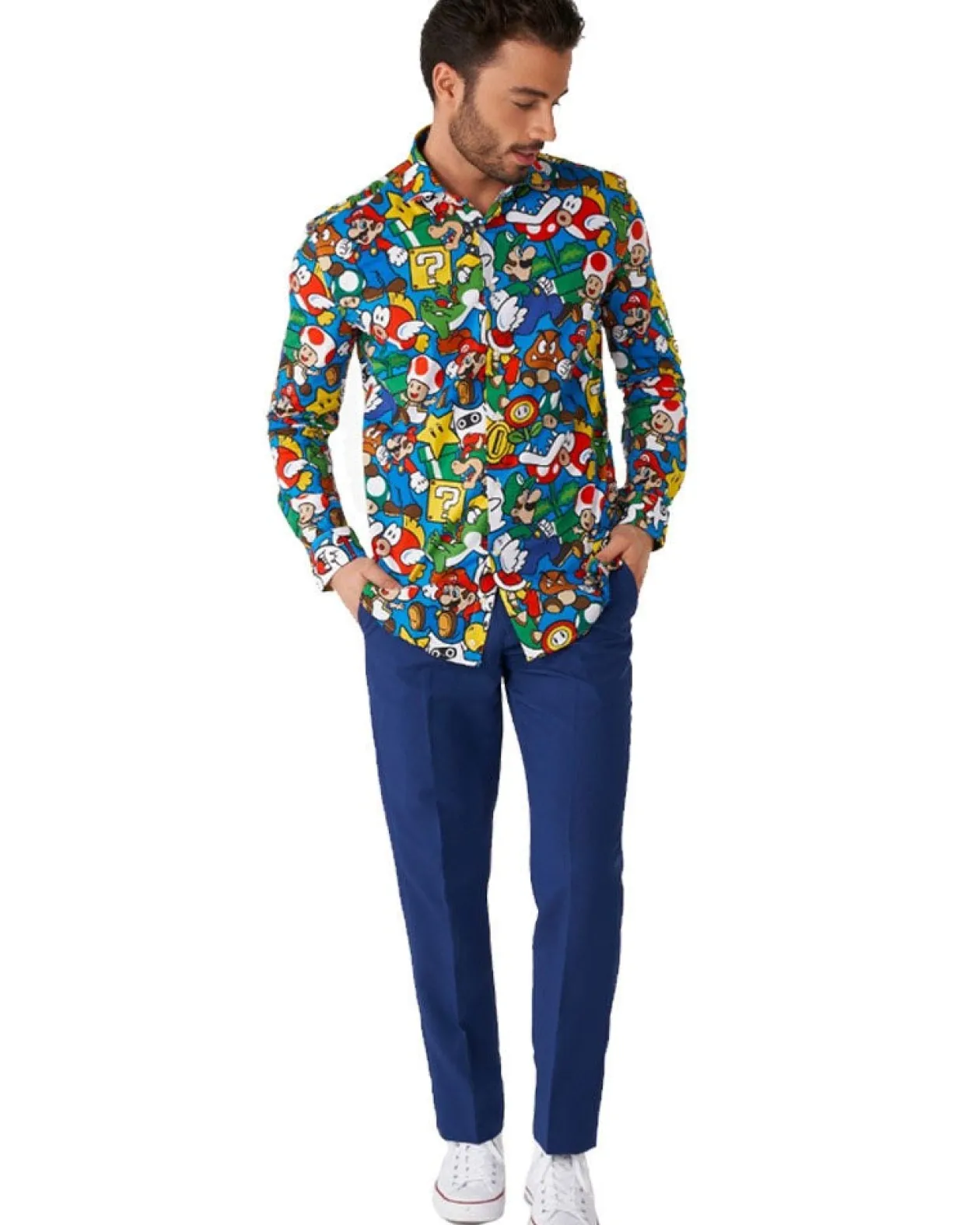 Opposuits Opposuit Super Mario Mens Shirt Outlet