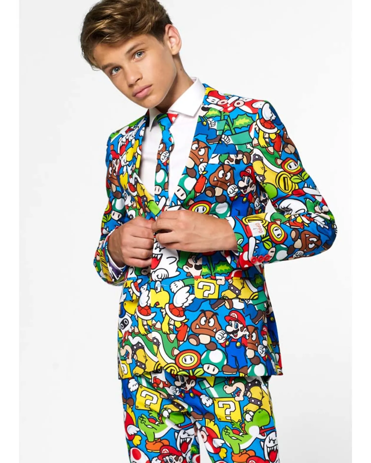 Opposuits Opposuit Super Mario Premium Teen Boys Costume Shop