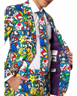 Opposuits Opposuit Super Mario Premium Mens Suit Clearance