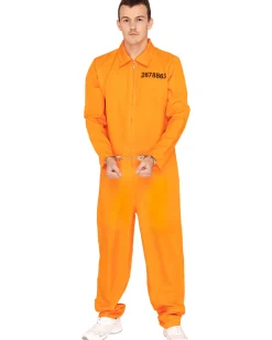 * Orange Prisoner Jumpsuit Adult Costume Best