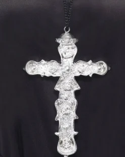 Smiffys Ornate Cross Pendant Necklace Cheap
